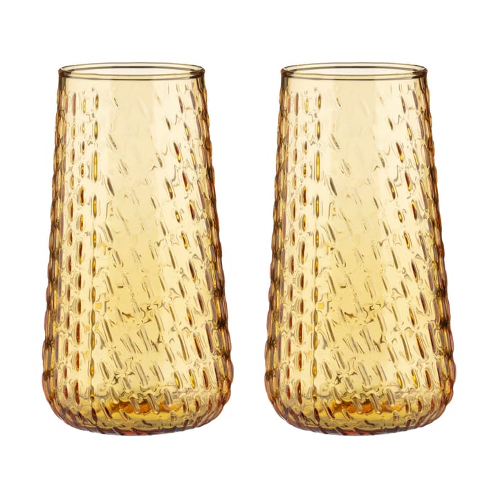 Verres Syksy long tumbler 2 pièces - Honey - Marimekko
