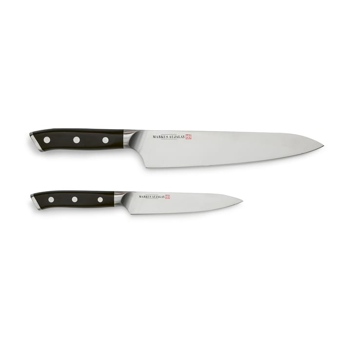 Set de couteaux japonais Markus Classic  - Couteau de chef et couteau d'office - Markus Aujalay