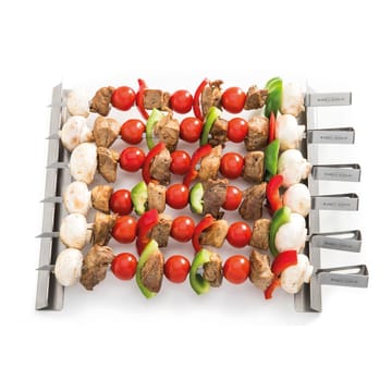 Set piques à brochettes Markus 8 pièces 16x37 cm - Argenté - Markus Aujalay