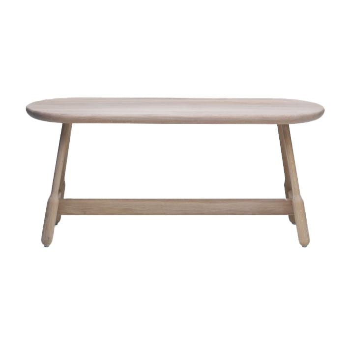 Banc Albert 160 cm - Chêne huilé blanc - Massproductions