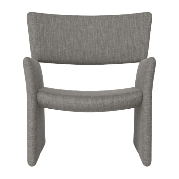 Massproductions Bergère Crown Nori 7757/33 | Design Scandinave | Chaises, tabourets & poufs | Gris