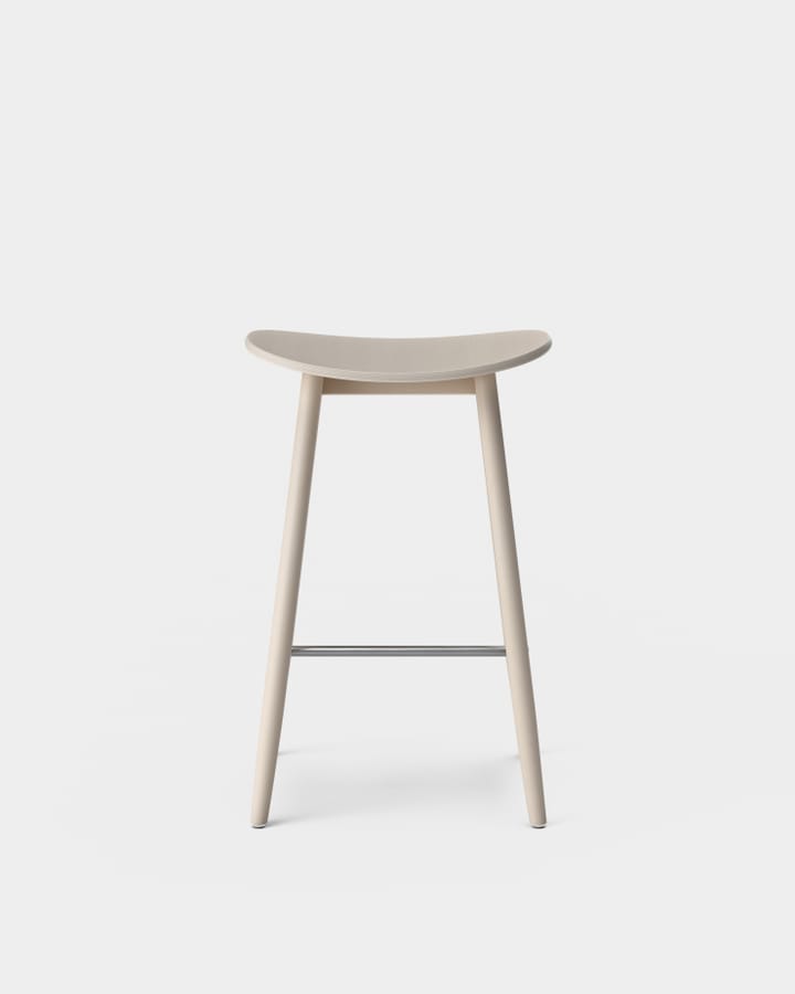 Chaise de bar Icha 65 cm - Chêne huilé blanc - Massproductions
