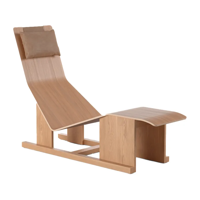 Chaise longue 4PM, Cerisier américain Massproductions