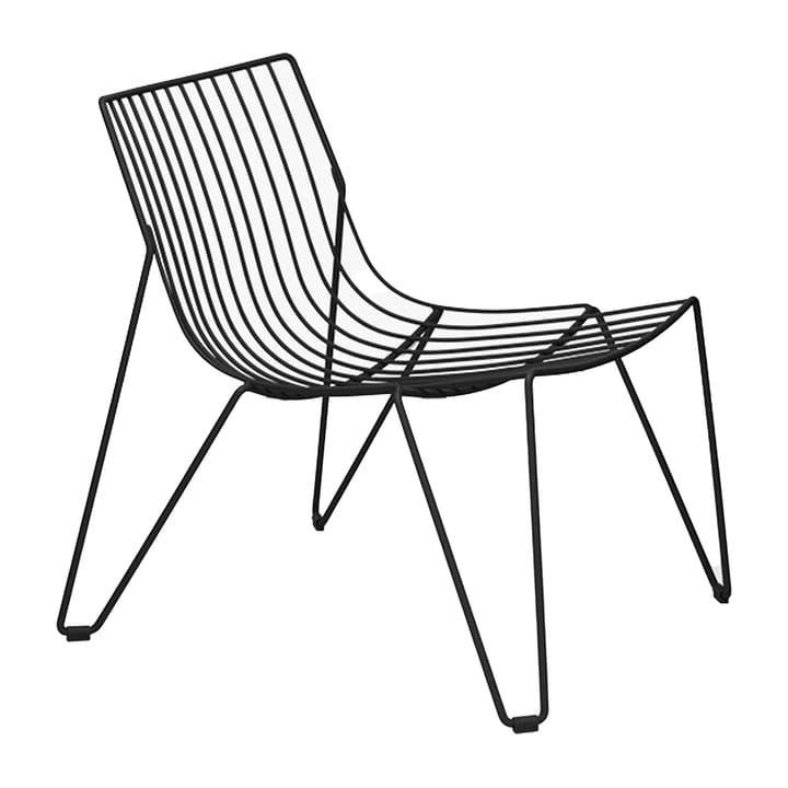 Chaise longue Tio easy chair - Black - Massproductions