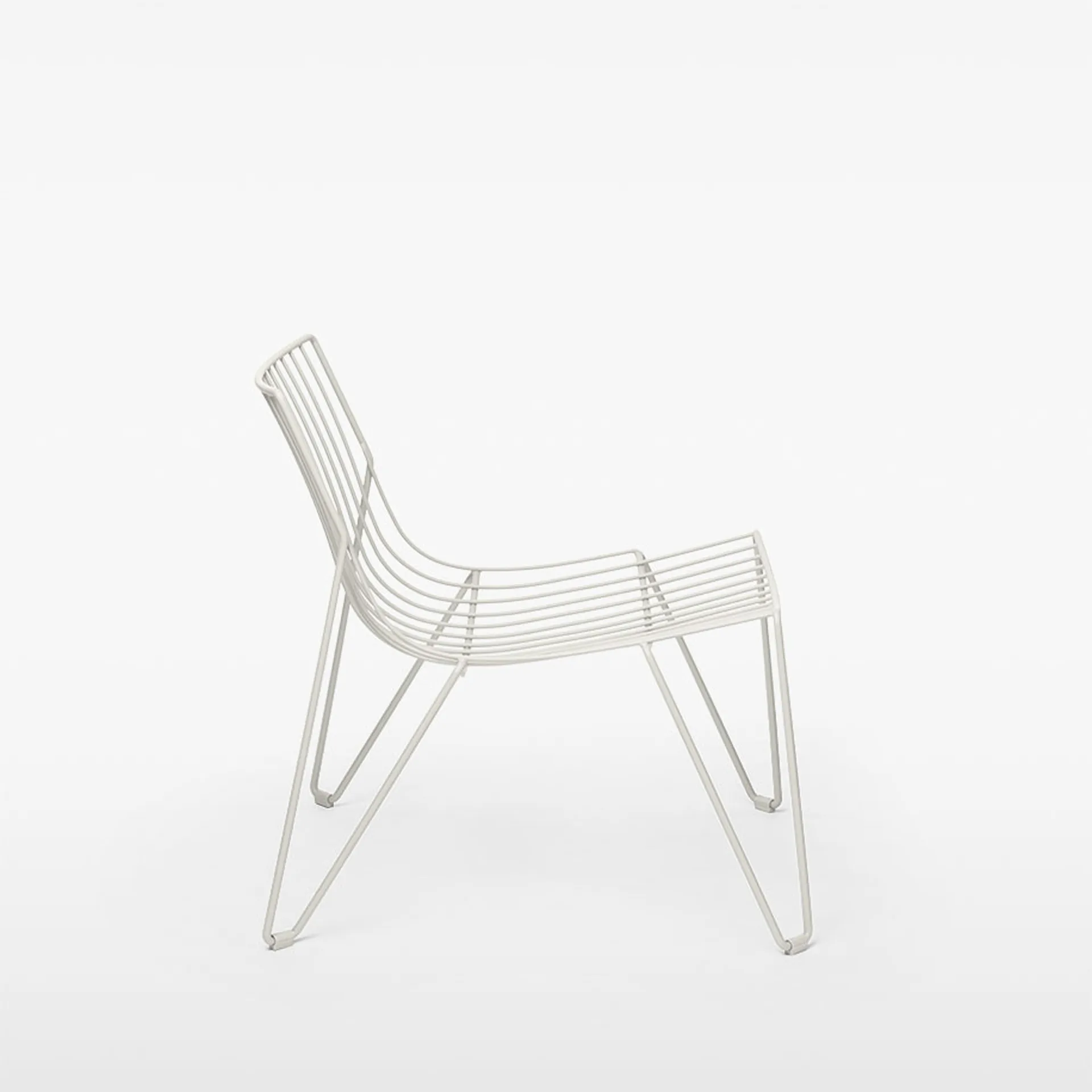 Chaise longue Tio easy chair, White Massproductions