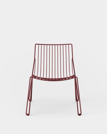 Chaise longue Tio easy chair - Wine Red - Massproductions