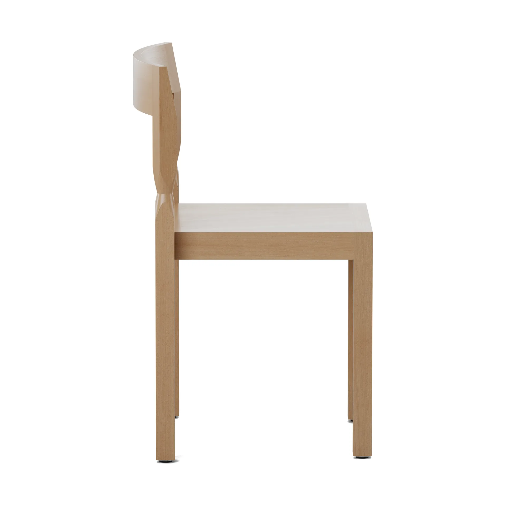 Chaise Woodwerk, Natural beech Massproductions