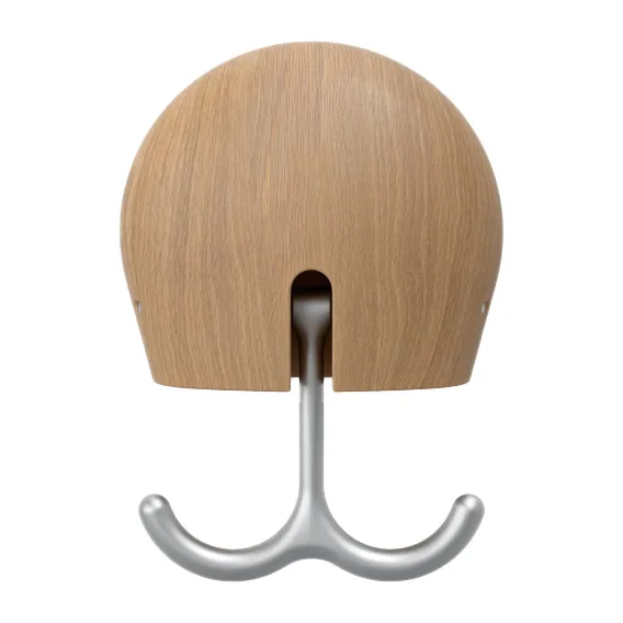 Crochet mural Hercule, Chêne huilé Massproductions