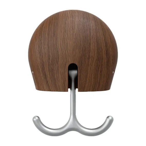 Crochet mural Hercule, Noyer huilé Massproductions