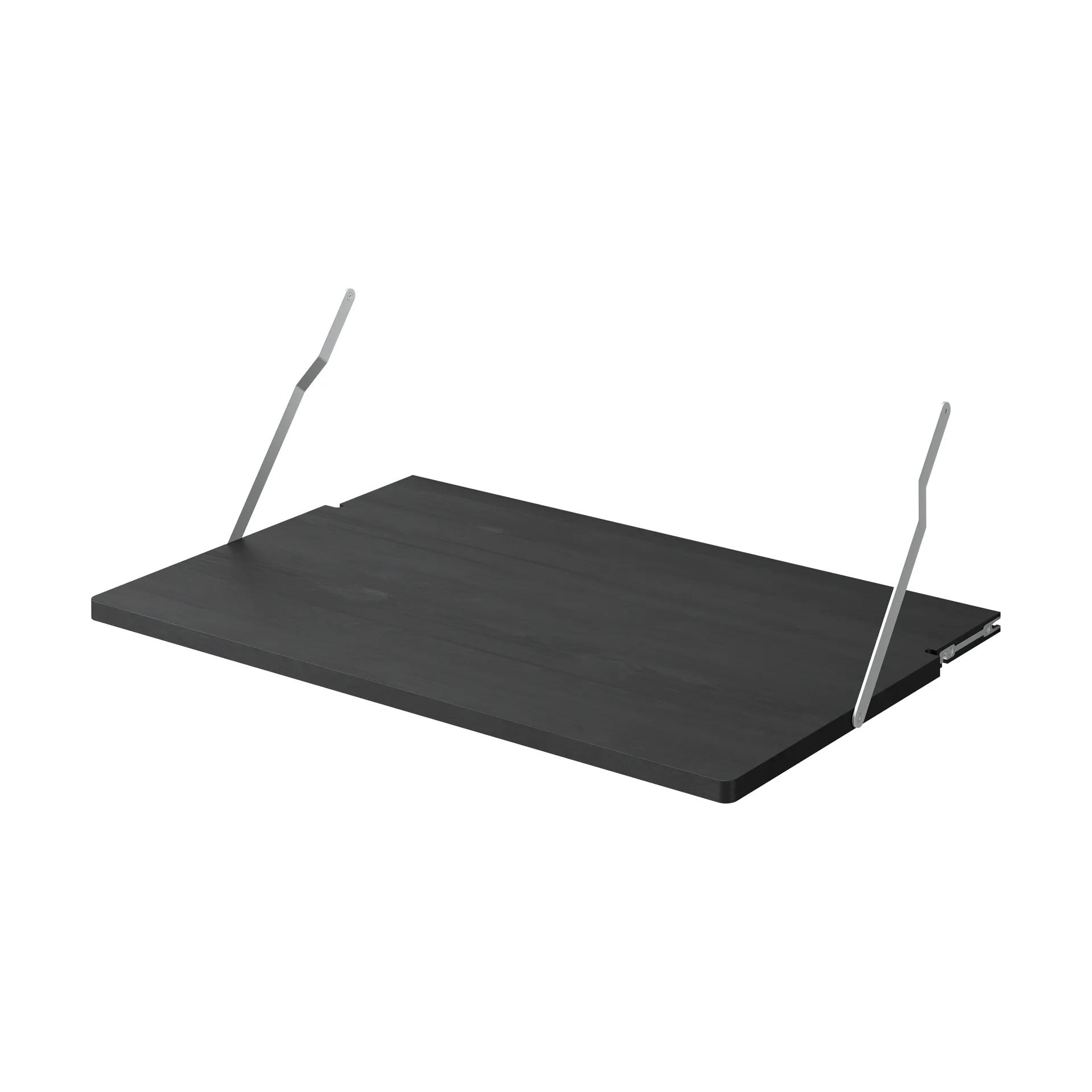 Massproductions Étagère de bureau Gridlock Desk Black stained Ash