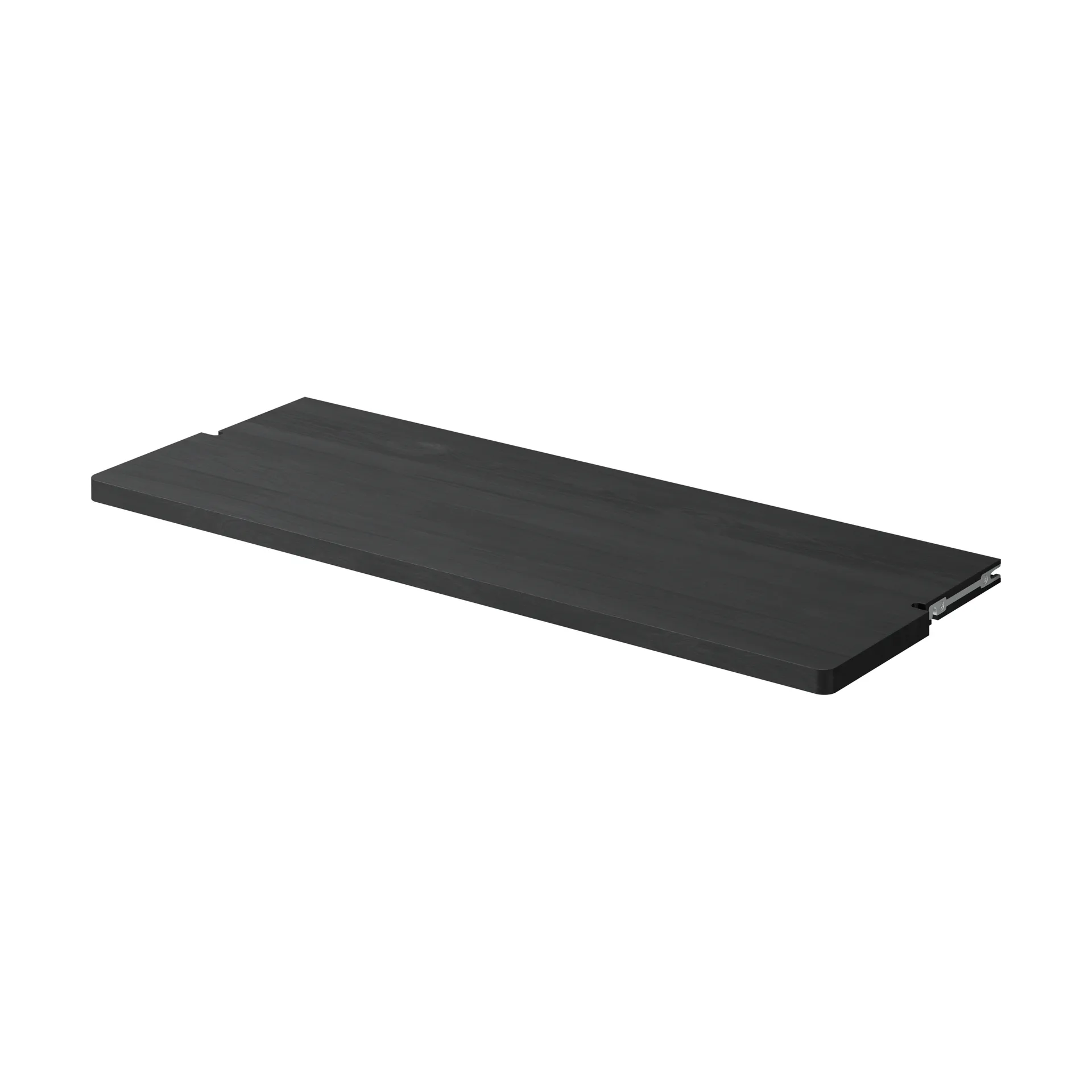 Massproductions Étagère Gridlock Deep Shelf W800 Black stained Ash