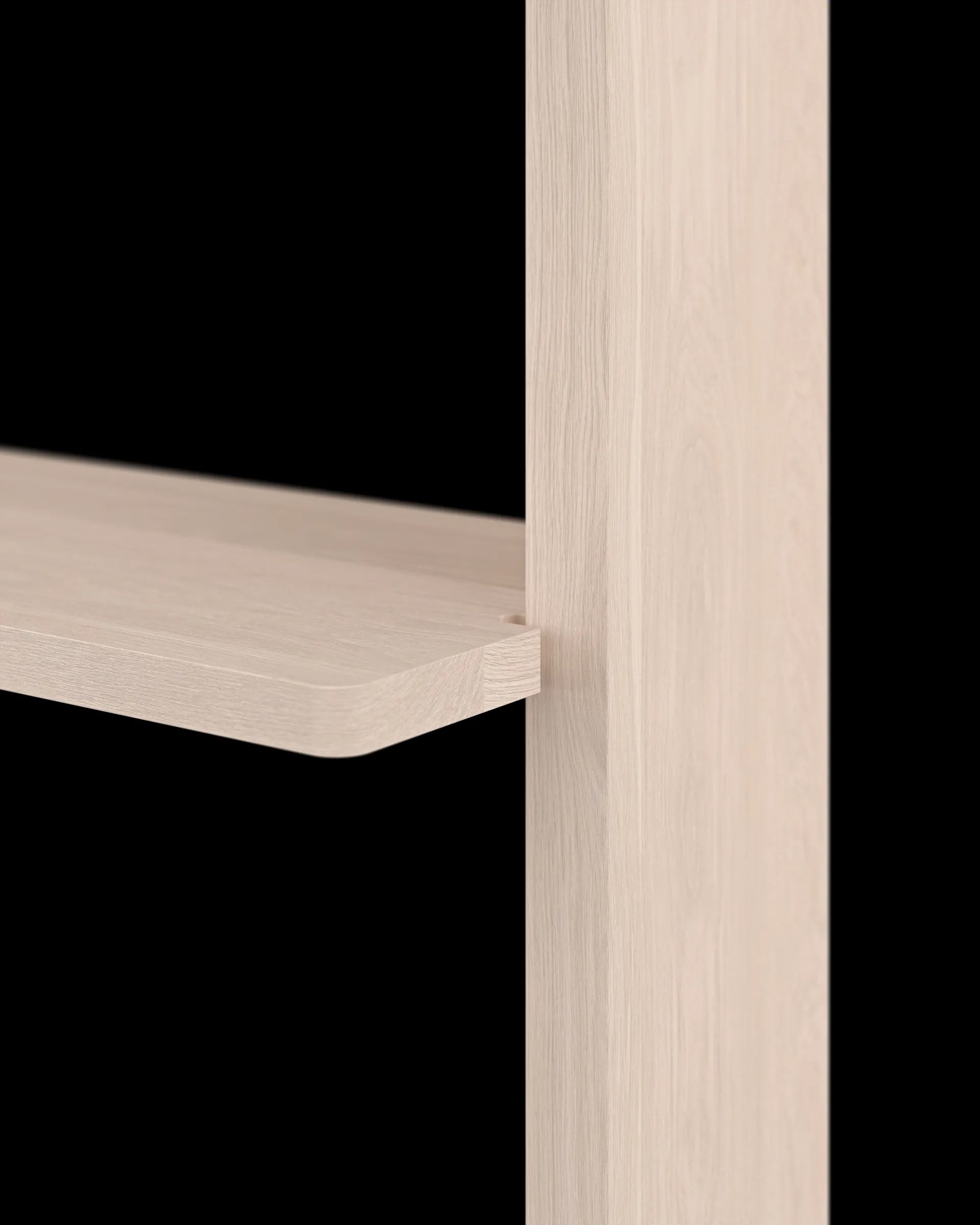 Étagère murale Gridlock - S1-A3-0, Natural Ash Massproductions