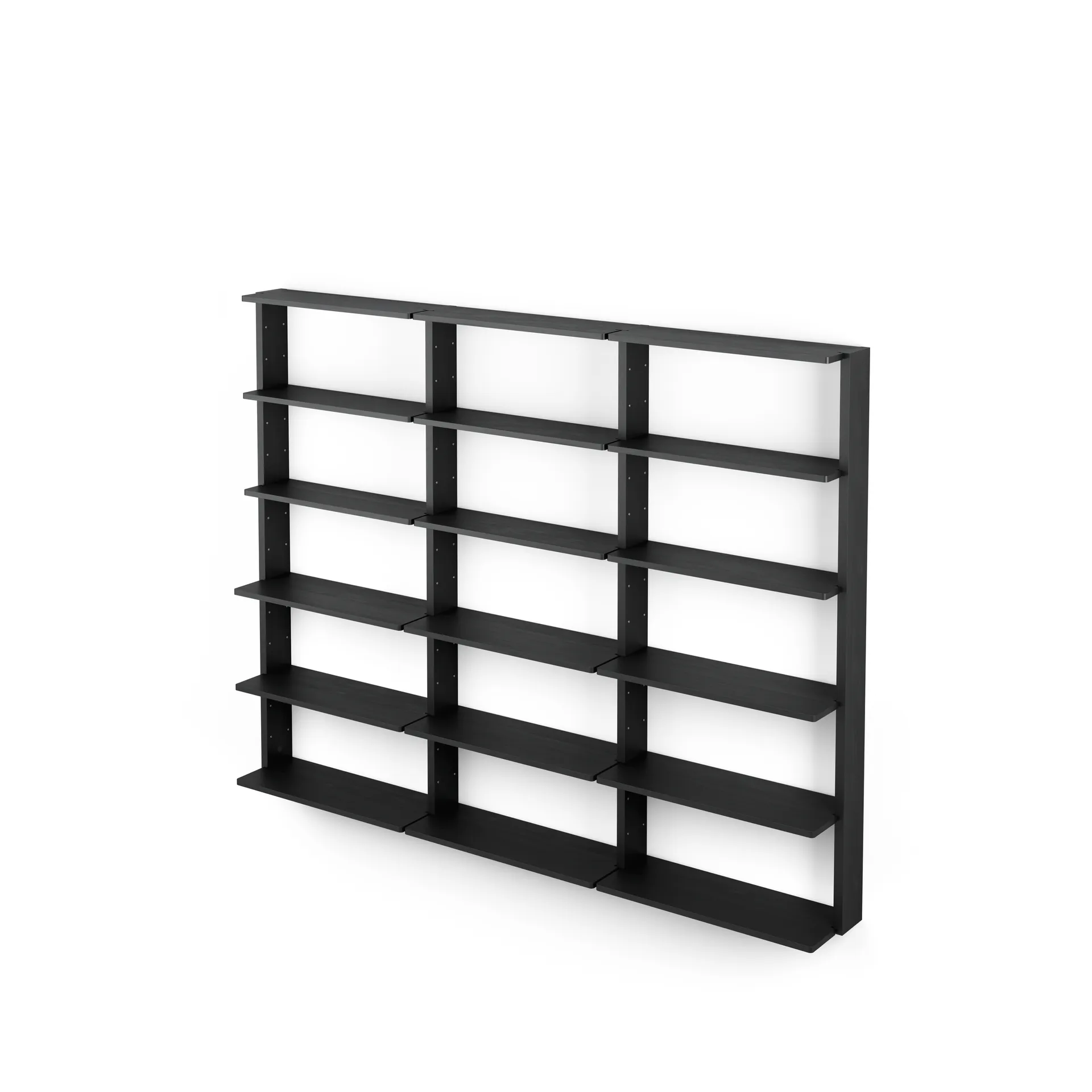 Massproductions Étagère murale Gridlock - T3-A9-A9 Black stained Ash