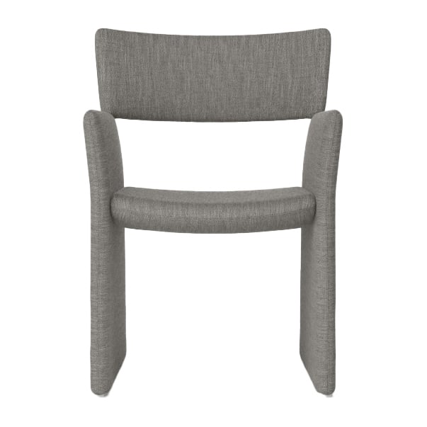 Massproductions Fauteuil Crown Nori 7757/33 | Design Scandinave | Chaises | Gris