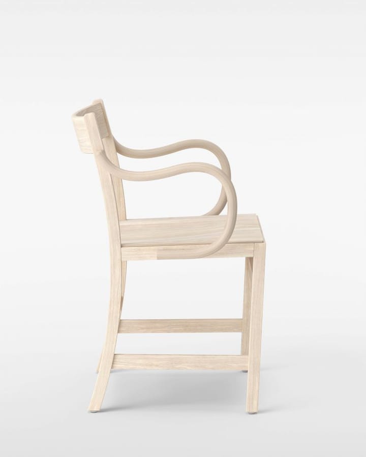 Fauteuil Waiter XL - Hêtre huilé blanc - Massproductions