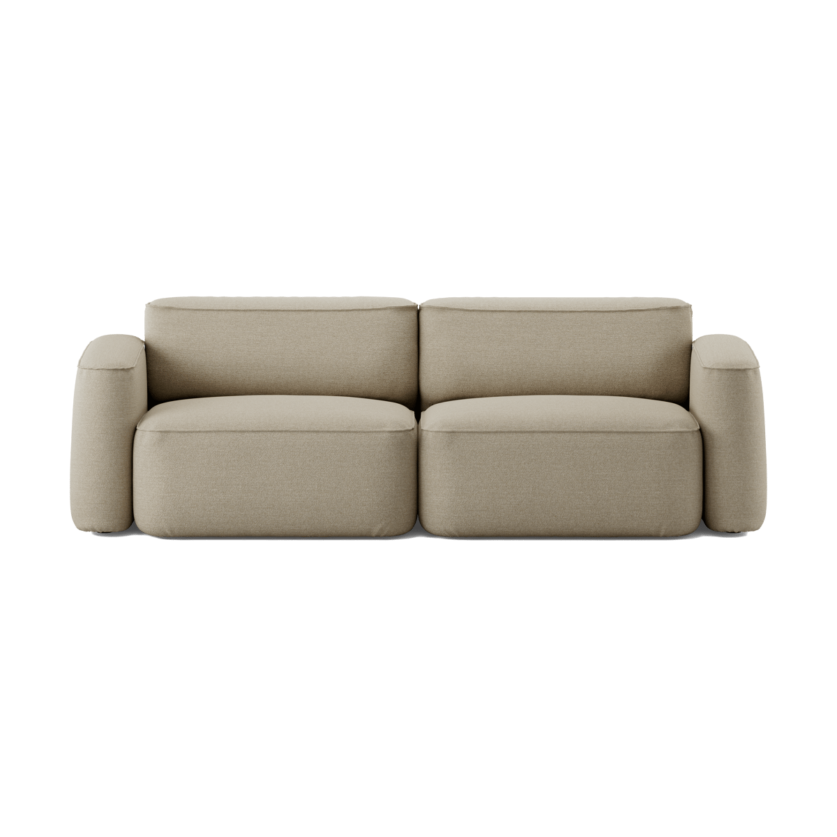 Massproductions Patch canapé 3 places Ecriture 240 | Design Scandinave | Sofas | Beige