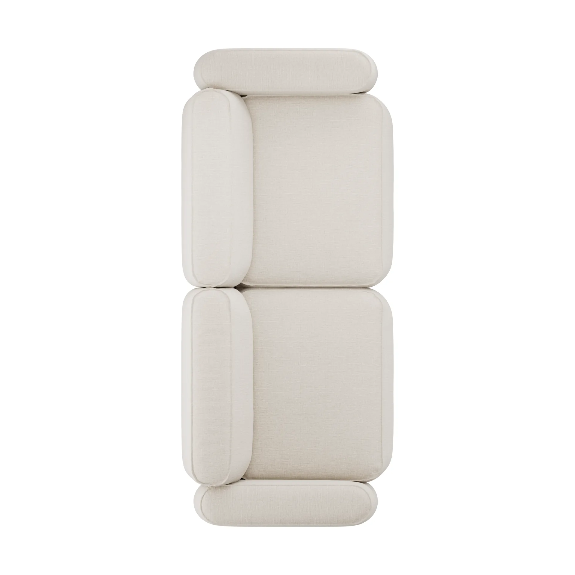 Patch canapé 3 places, Linara 05 Porridge Massproductions