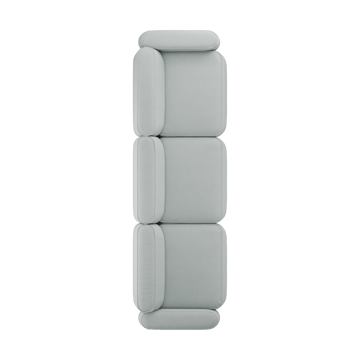 Patch canapé 3 places - Linara 253 Swedish Grey - Massproductions
