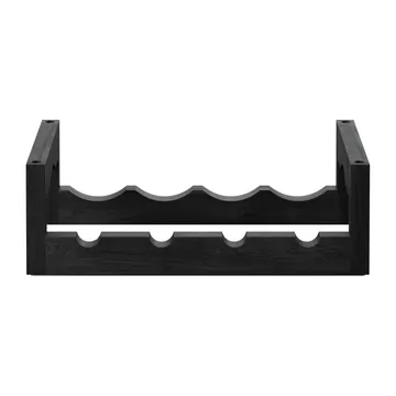 Porte-vin empilable Silo - Frêne teinté noir - Massproductions