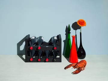 Porte-vin empilable Silo - Frêne teinté noir - Massproductions