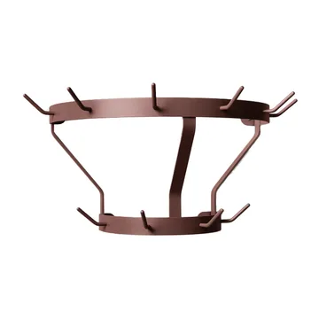 Portemanteau mural Marcel - Rouge vin - Massproductions