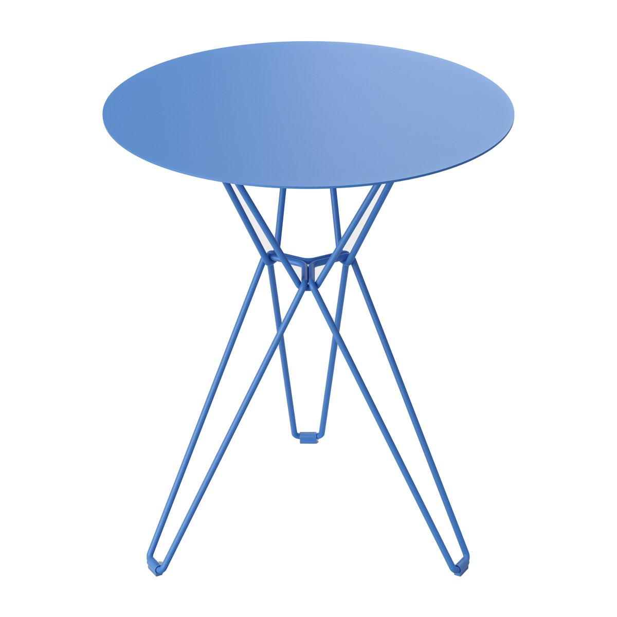 massproductions table bistrot tio ø 60 cm overseas blue