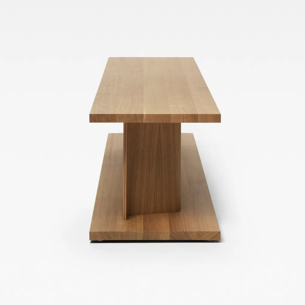 Table d'appoint BIT, Chêne Massproductions