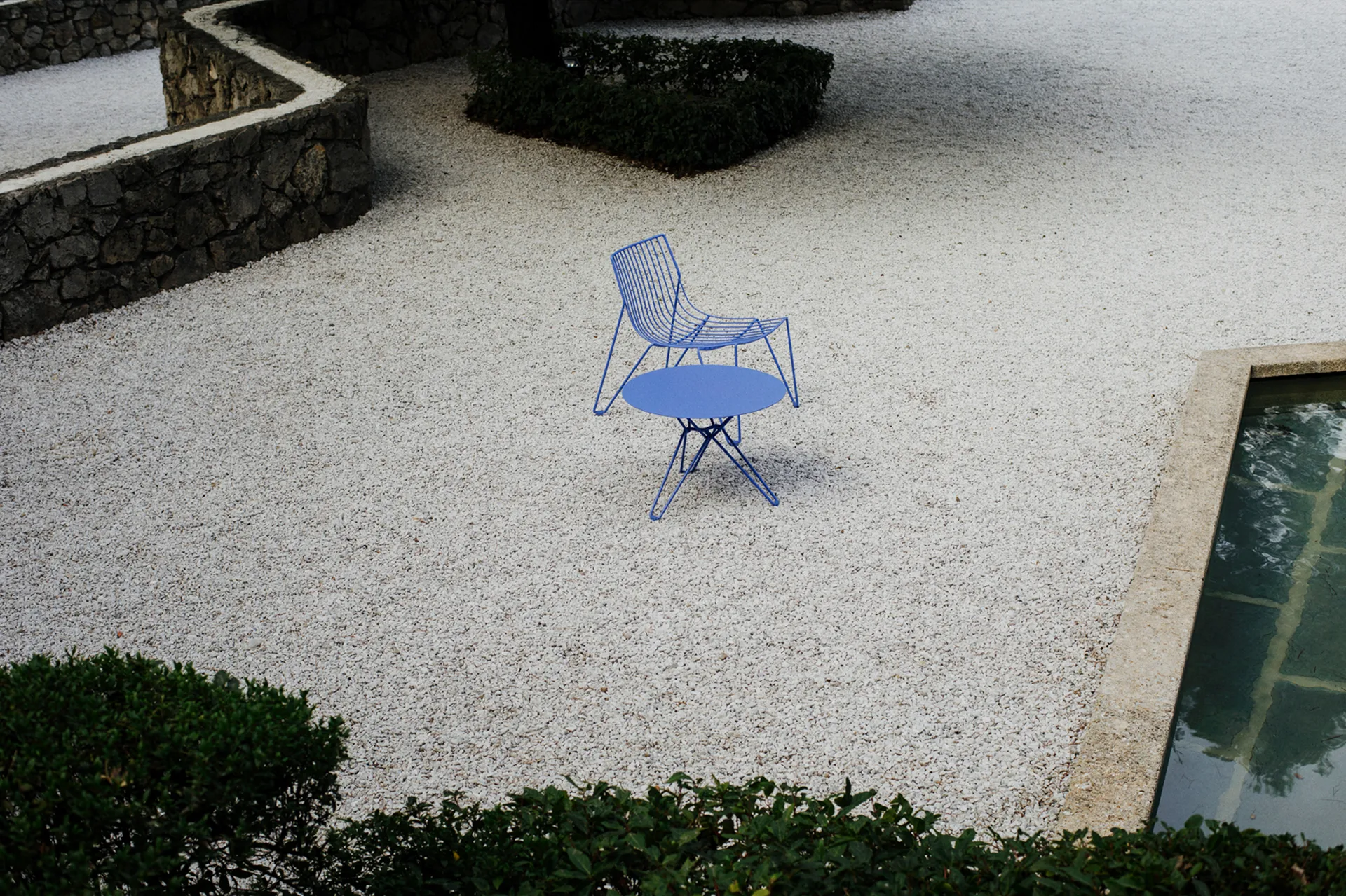 Table d'appoint Tio Ø 60 cm, Overseas Blue Massproductions