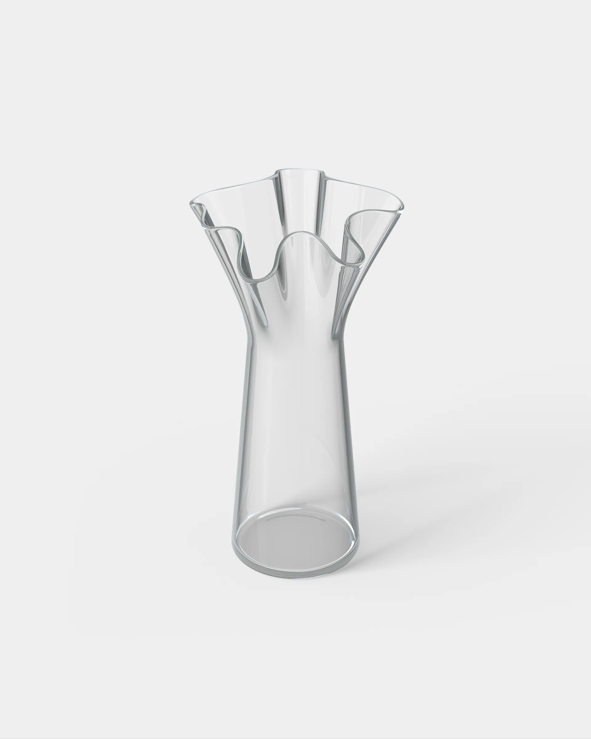 Vase Trippy, Verre transparent Massproductions