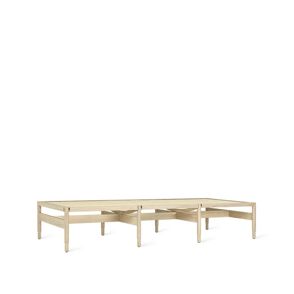 Lit banquette Winston, chêne laqué mat Mater