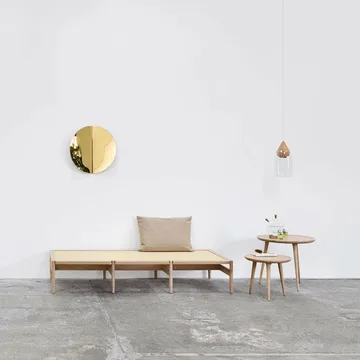 Lit banquette Winston - chêne laqué mat - Mater