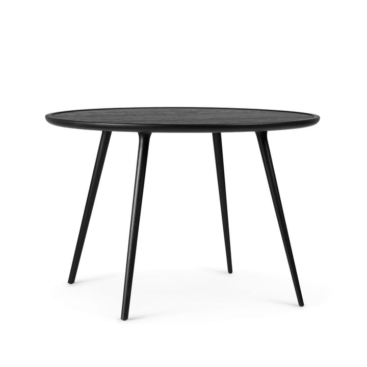 Table à manger Accent ronde - black stained oak, ø110 cm - Mater