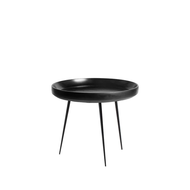 Table Bowl large - mangue noir, structure noire - Mater