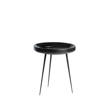Table Bowl medium - mangue noir, structure noire - Mater