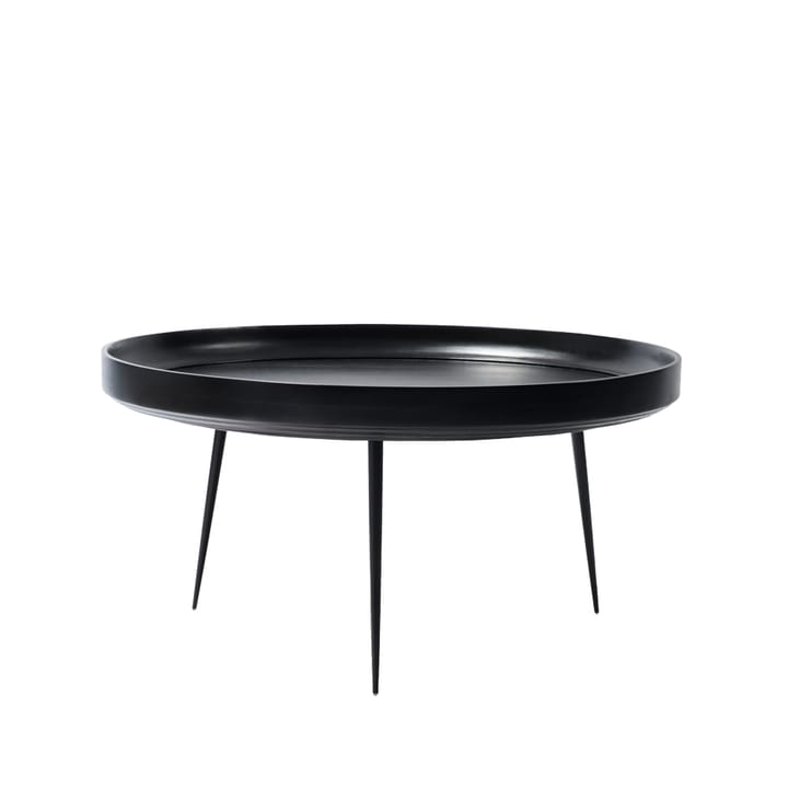 Table Bowl x-large - mangue noir, structure noire - Mater