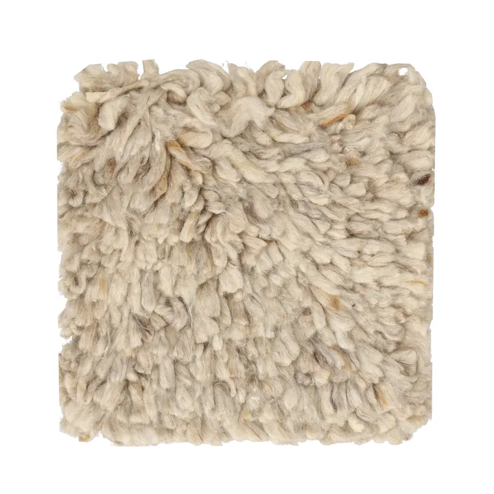 Échantillon de tapis Cozy en laine - Beige - Material Samples