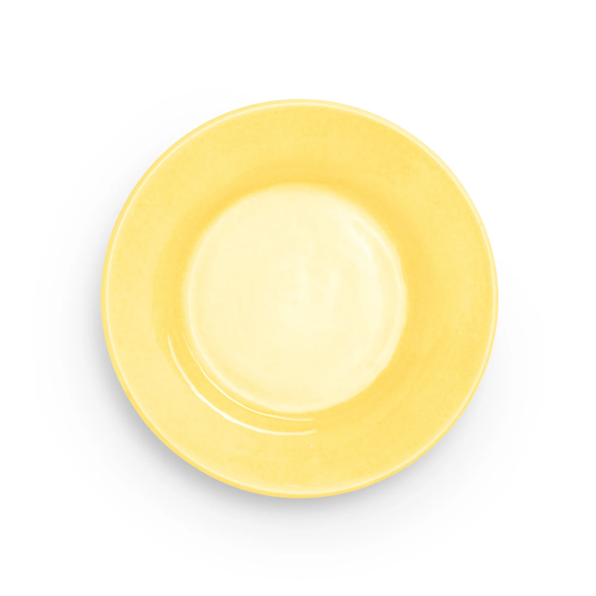 Assiette Basic 21 cm, Jaune Mateus