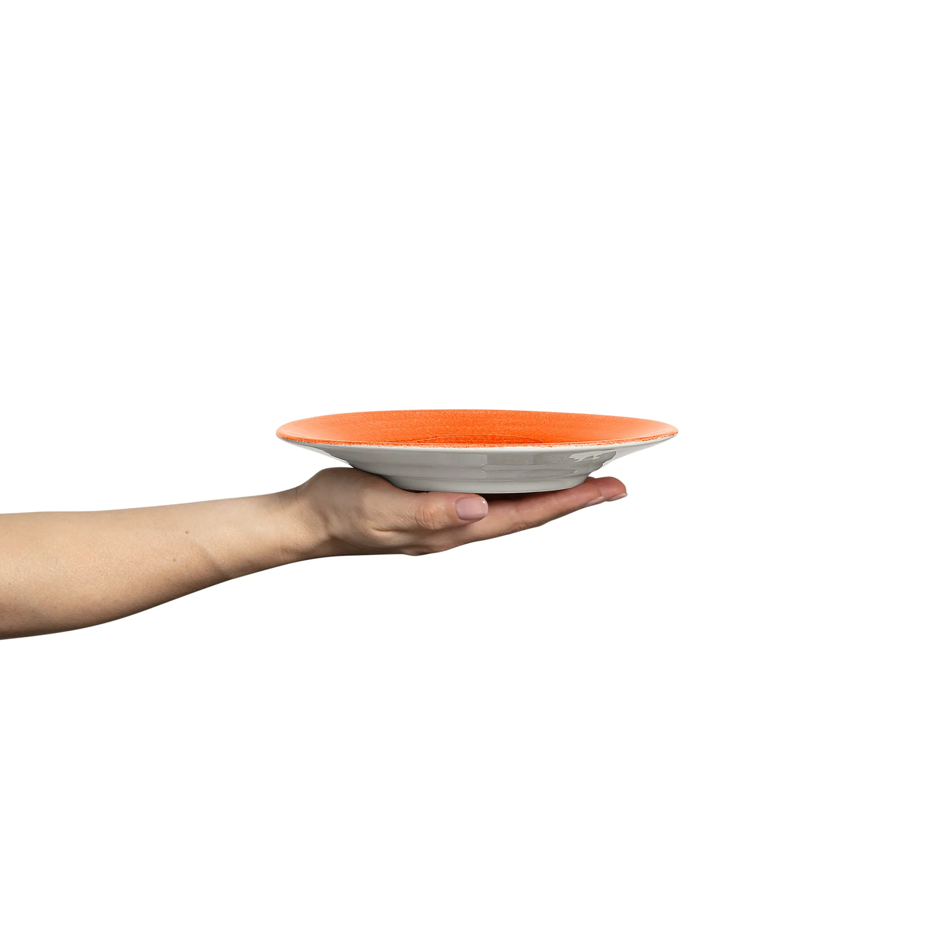Assiette Basic 21 cm, Orange Mateus