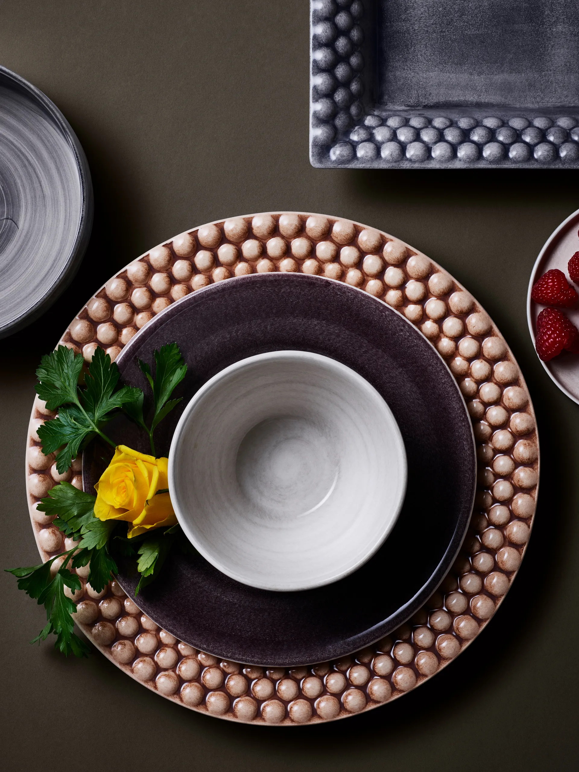 Assiette Basic 21 cm, Prune Mateus