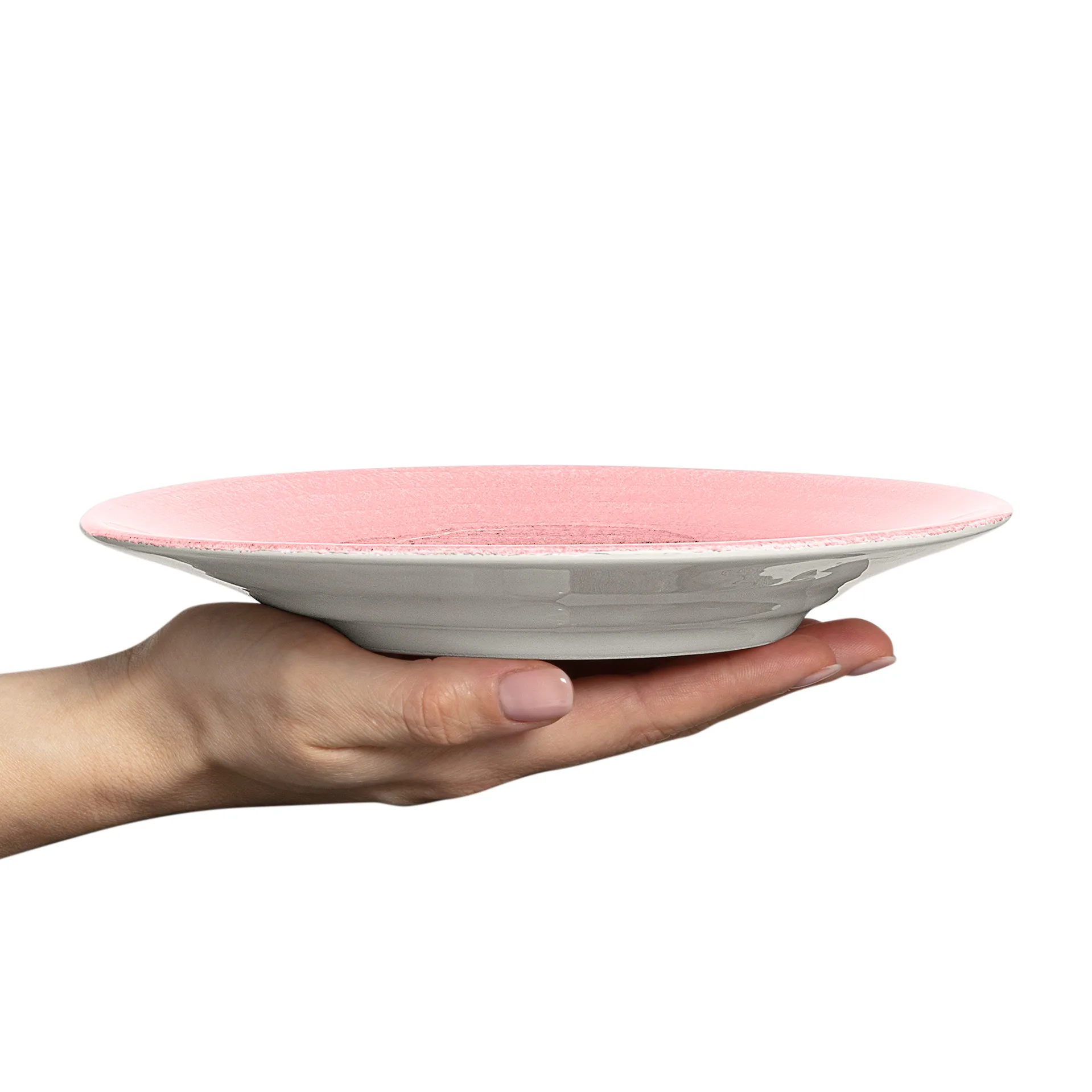 Assiette Basic 21 cm, rose clair Mateus