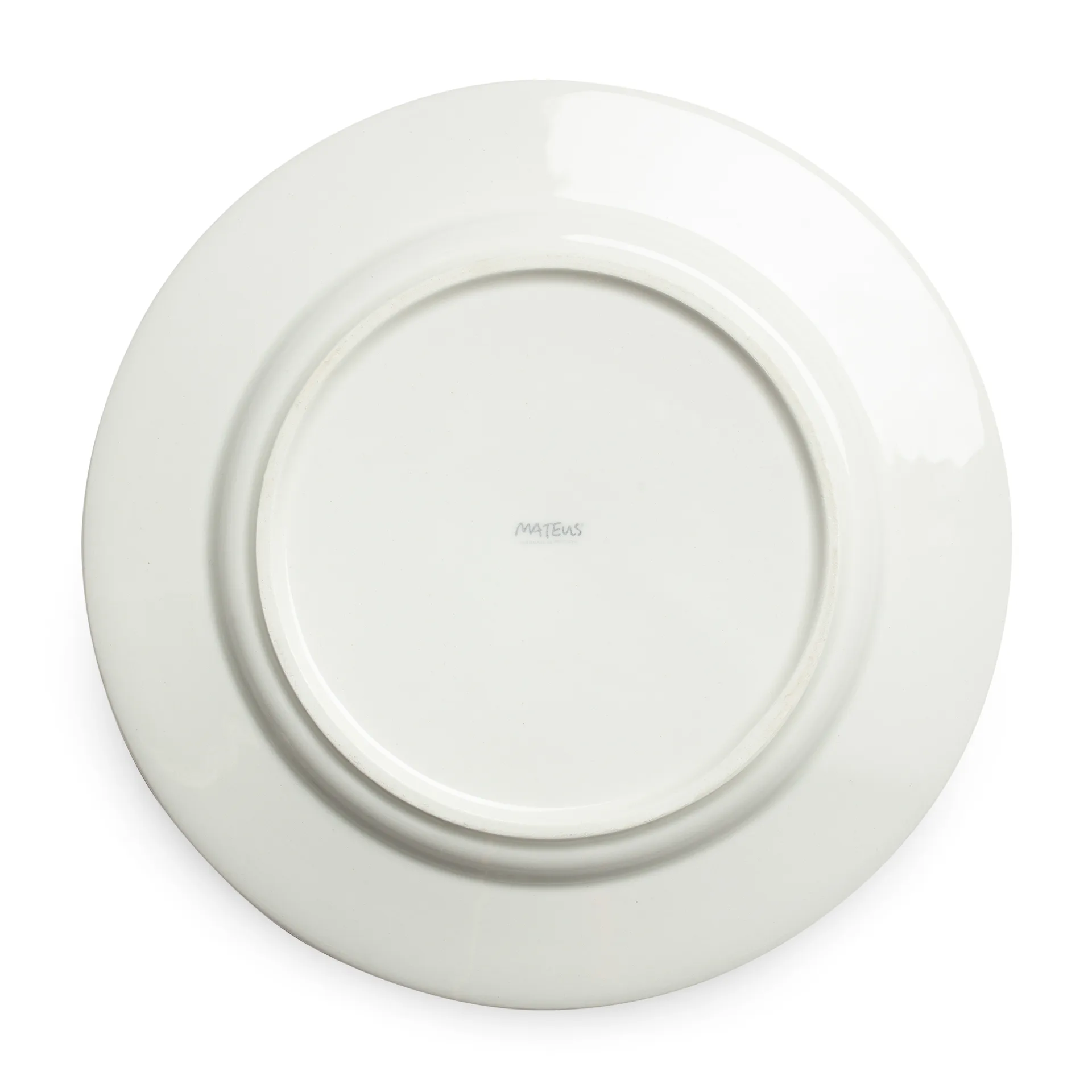 Assiette Basic 28 cm, blanc Mateus