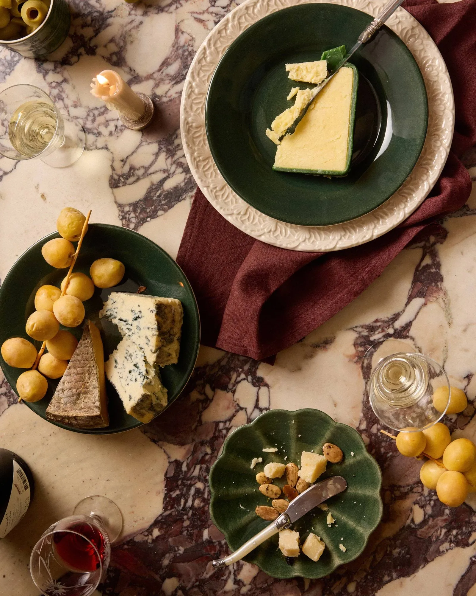 Assiette Basic 28 cm, Forest green Mateus