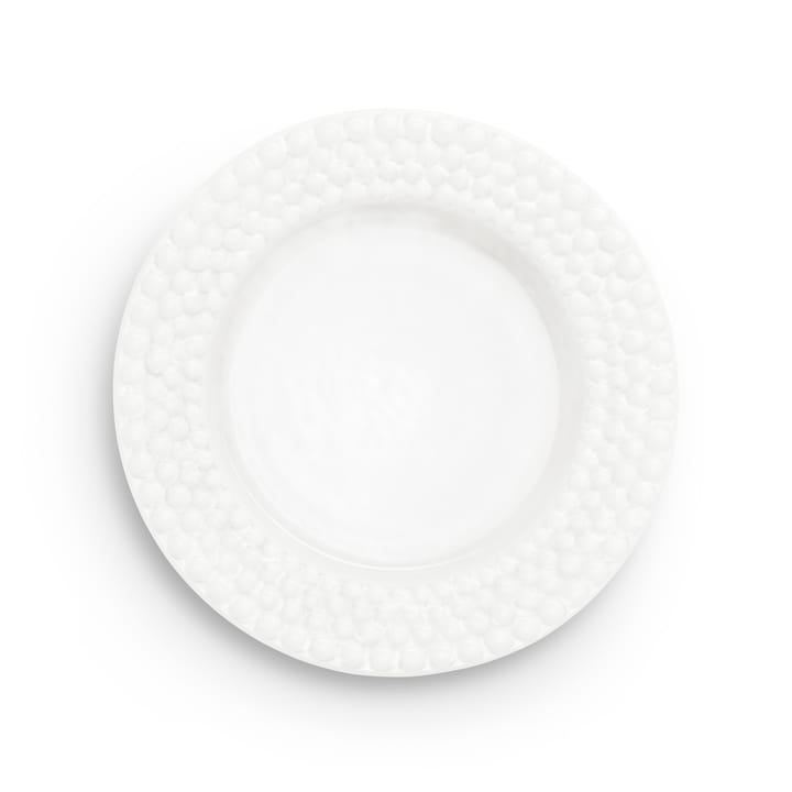 Assiette Bubbles 28 cm - Blanc - Mateus