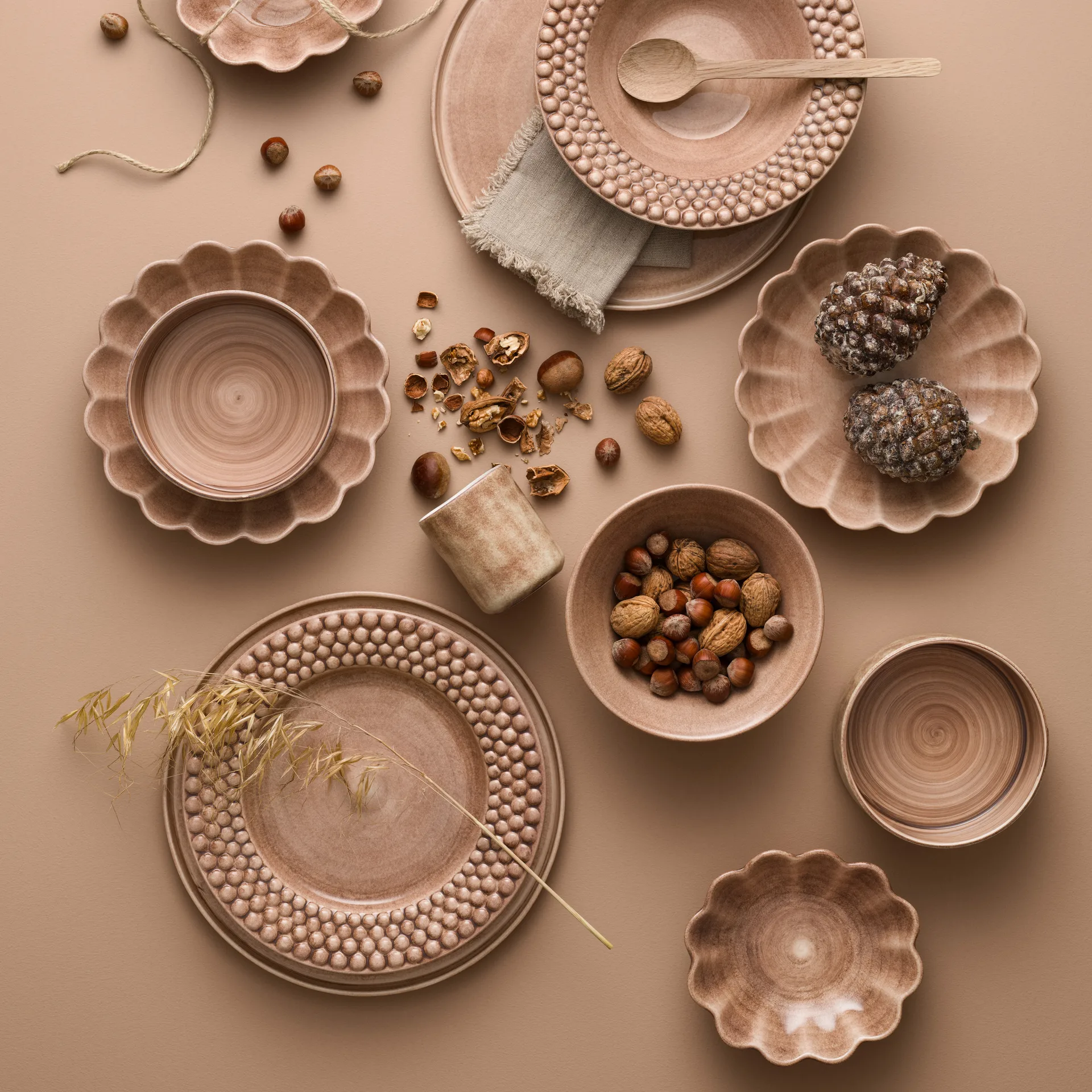 Assiette Bubbles 28 cm, Cinnamon Mateus