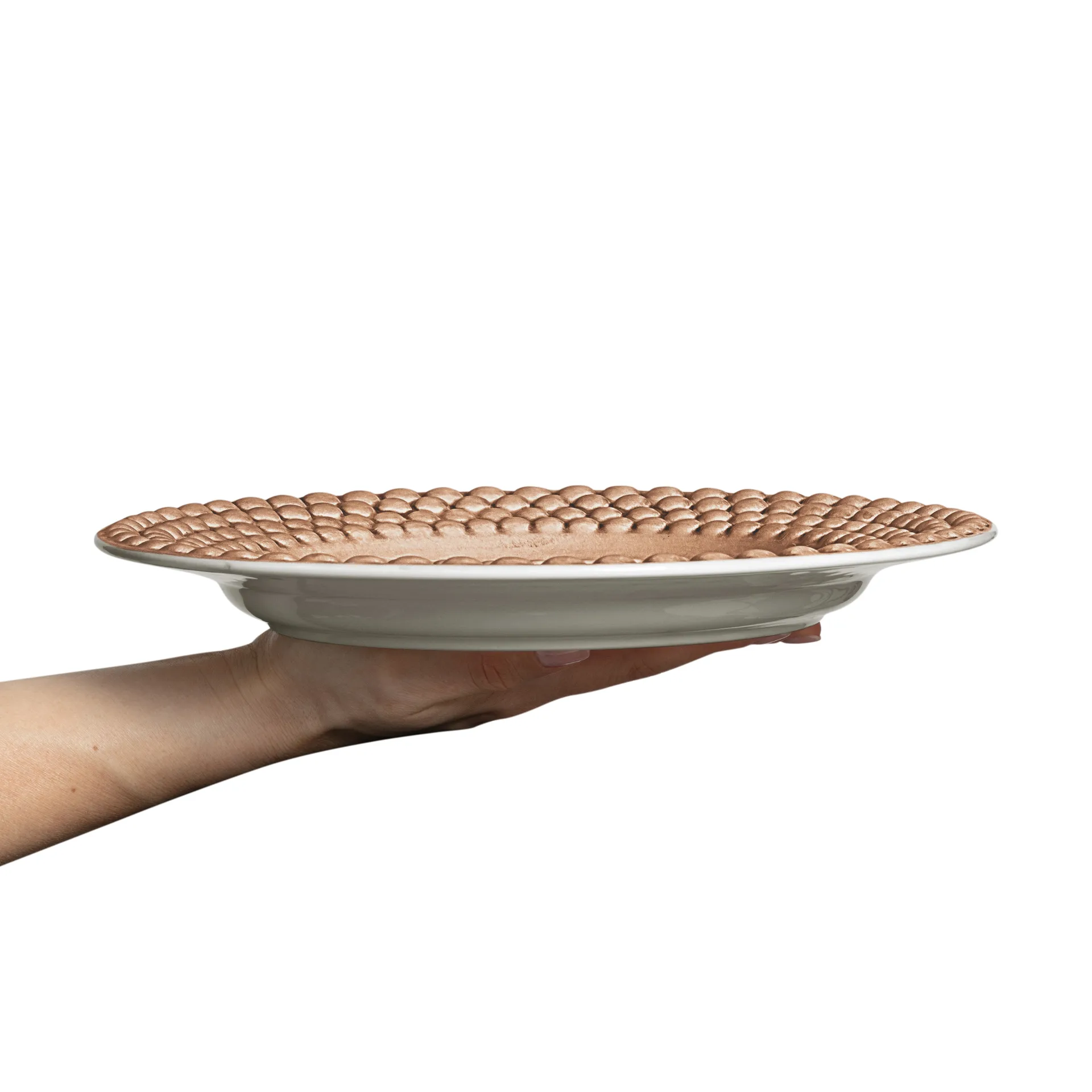 Assiette Bubbles 28 cm, Cinnamon Mateus