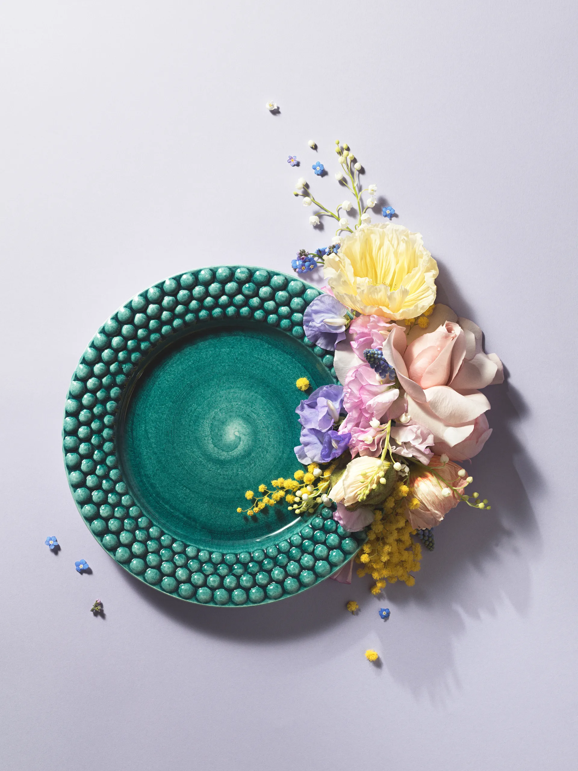 Assiette Bubbles 28 cm, Océan Mateus