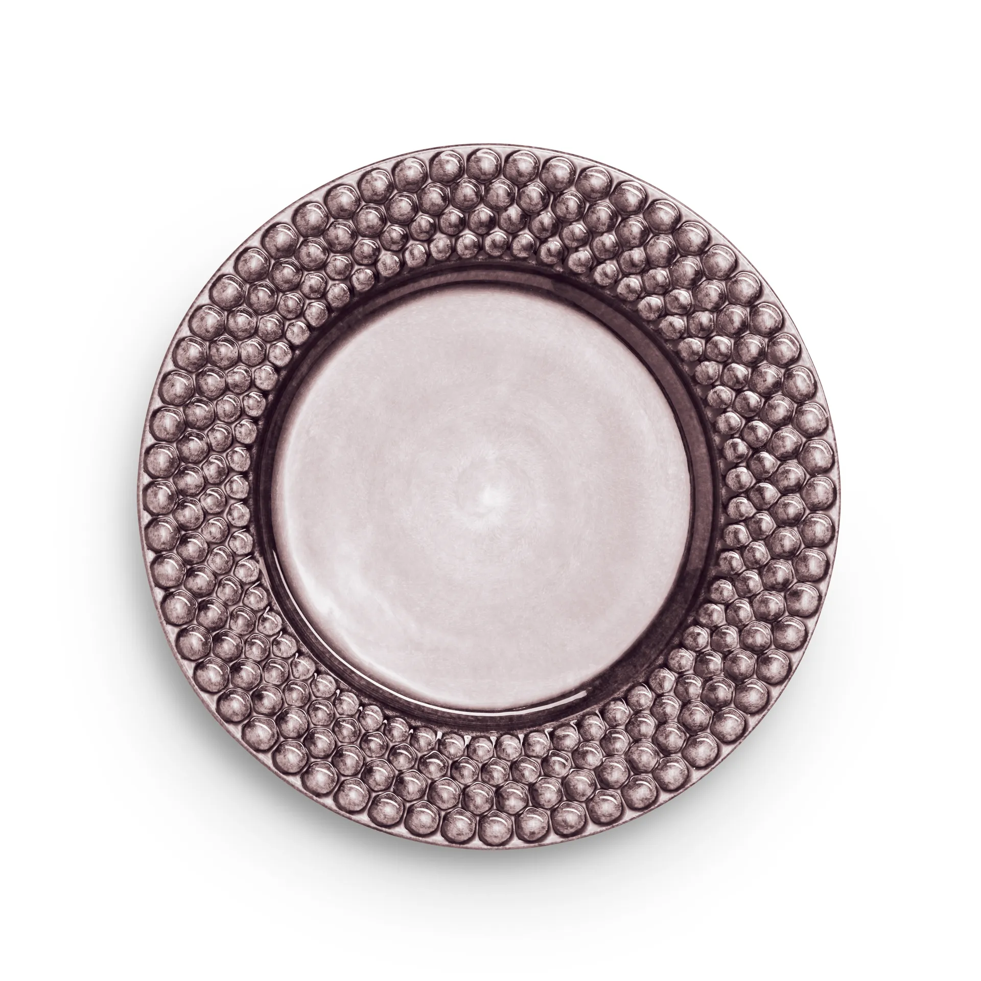 Assiette Bubbles 28 cm, Prune Mateus