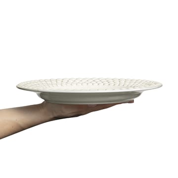 Assiette Bubbles 28 cm - Sable - Mateus