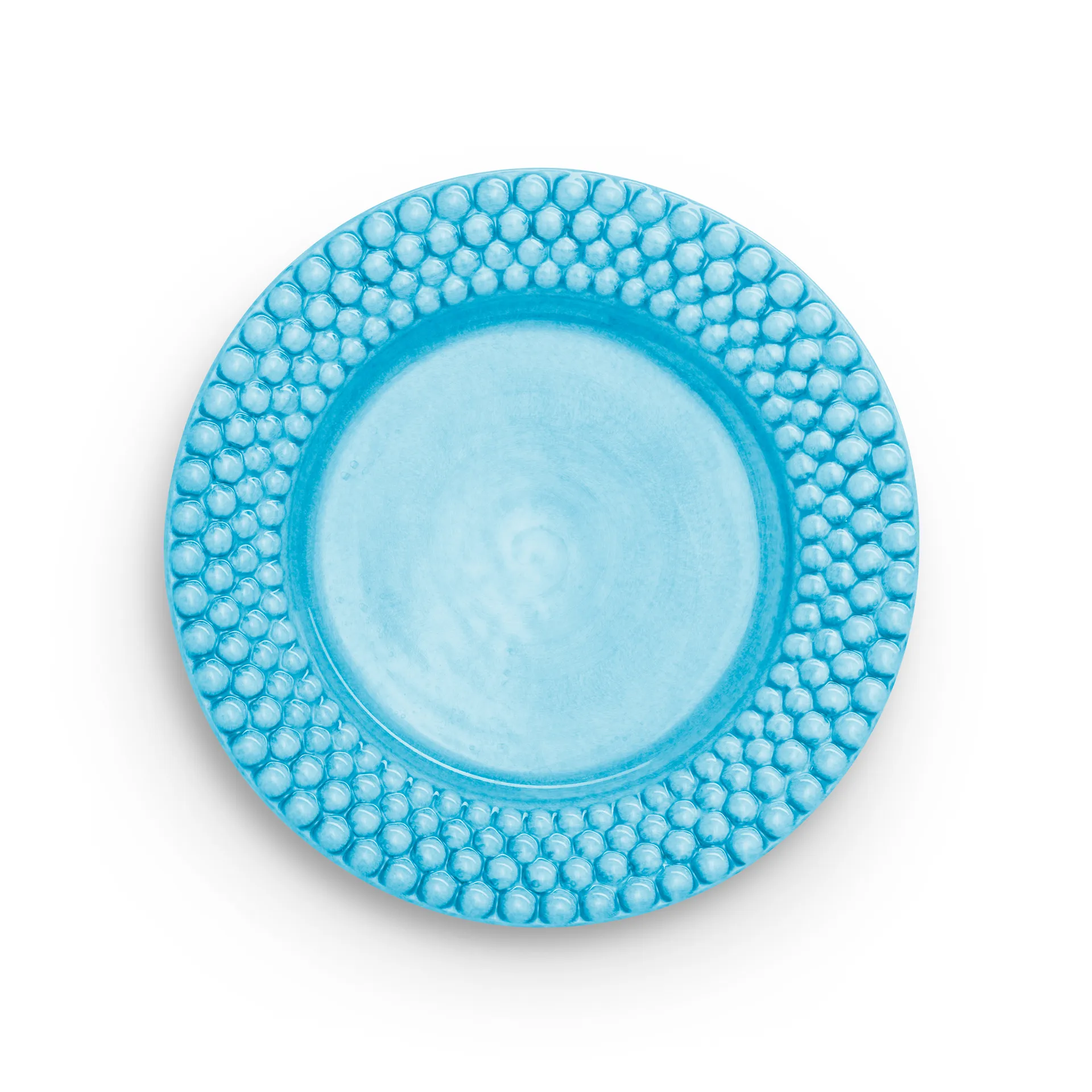 Assiette Bubbles 28 cm, Turquoise Mateus