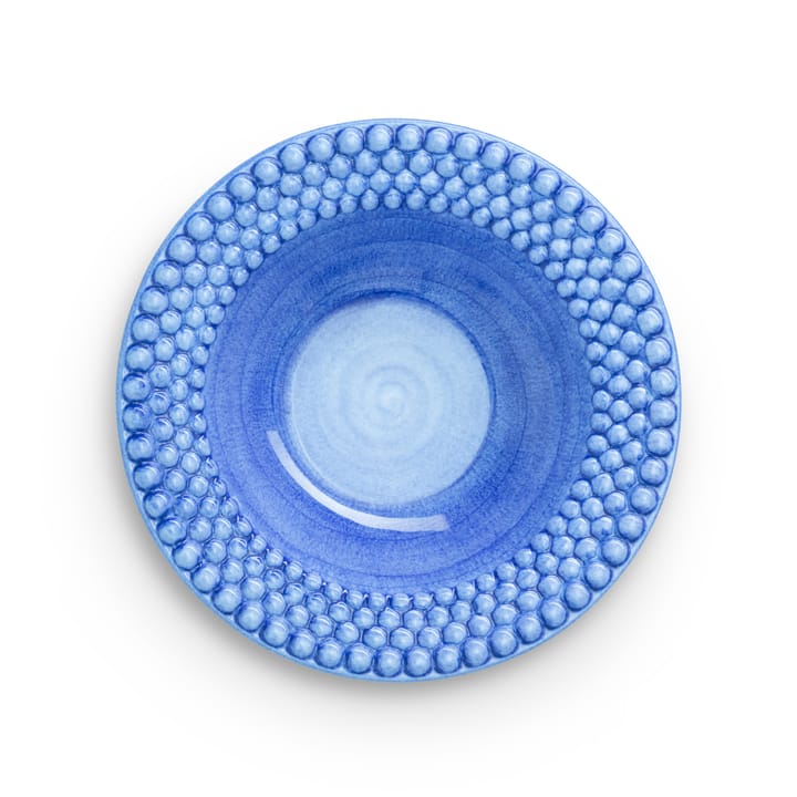 Assiette creuse Bubbles 25 cm - Bleu clair - Mateus